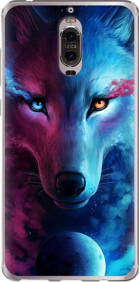 Чохол на Huawei Mate 9 Pro Арт-вовк (3999u-819-42517)