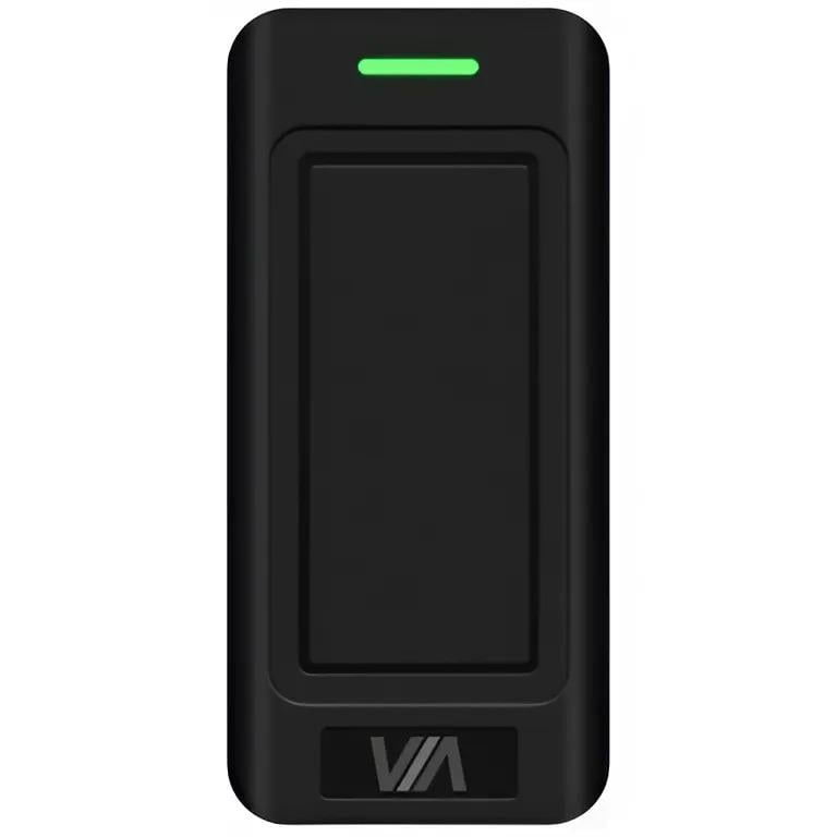 Контролер для дверей автономний Via Security VSA-11P/M RFID-зчитувач IP66 Чорний (621421)