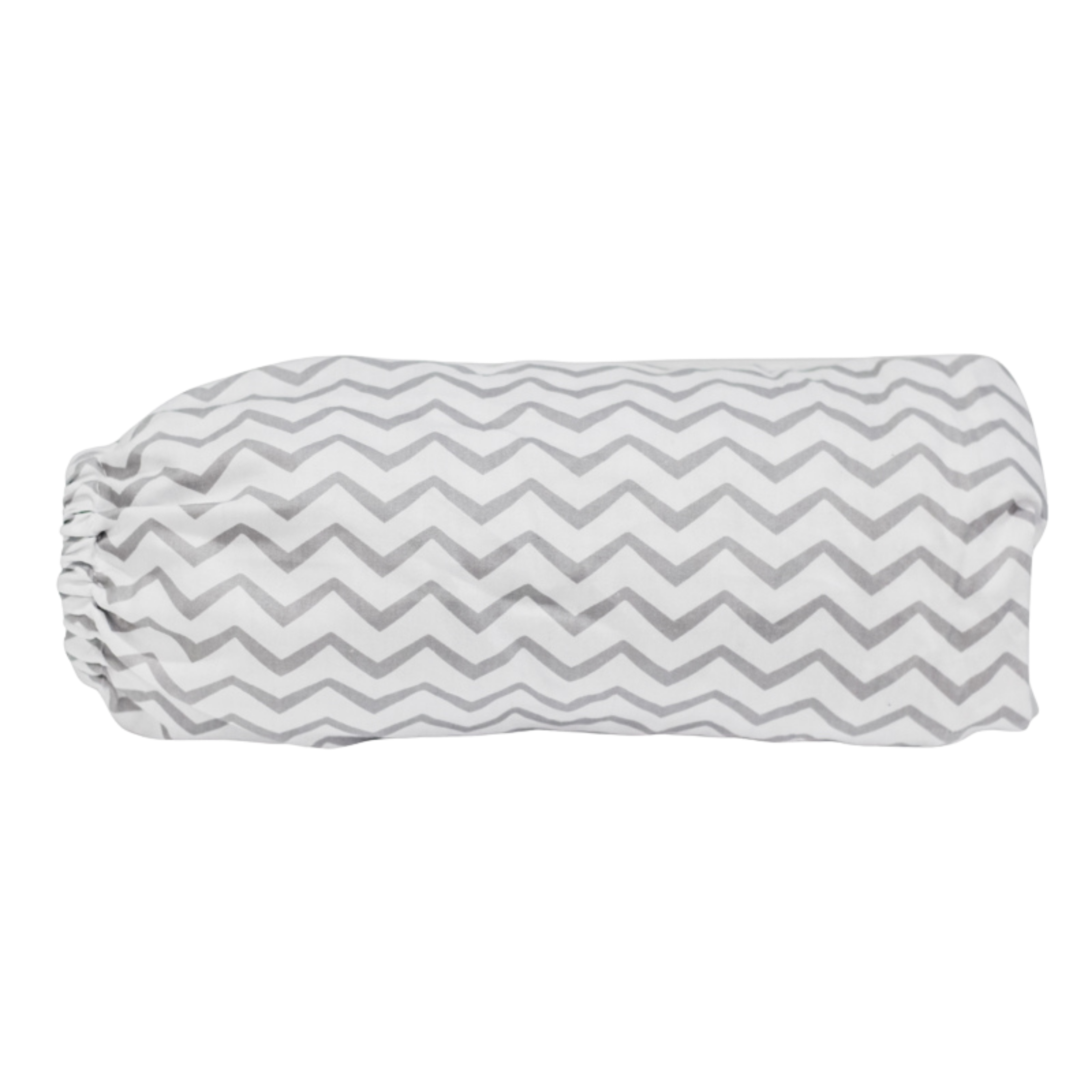 Простынь на резинке Grey zigzag 70х95 см