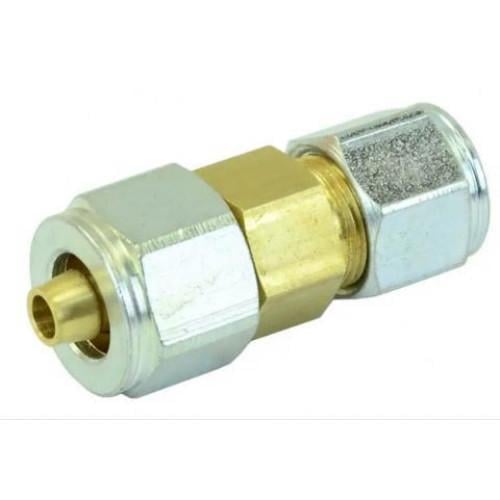 Переходник соединительный GOMET для термопластиковой трубки d8 mm-d8 mm (2882)