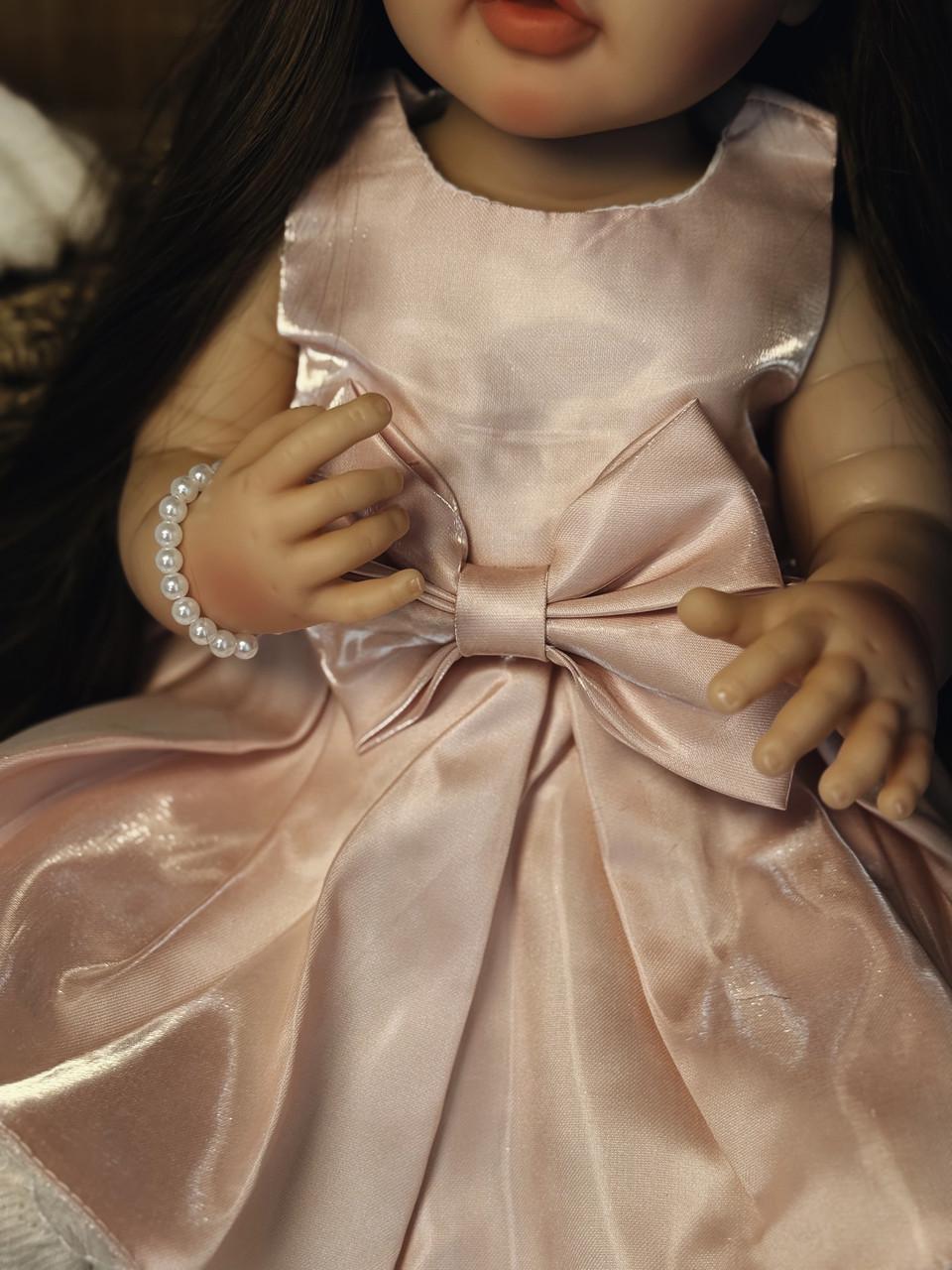 Кукла кукла реалистичная KEIUMI винил-силиконовая в платье с повязкой и аксессуары 55 см Бежевый - фото 5 Кукла кукла реалистичная KEIUMI винил-силиконовая в платье с повязкой и аксессуары 55 см Бежевый - фото 5