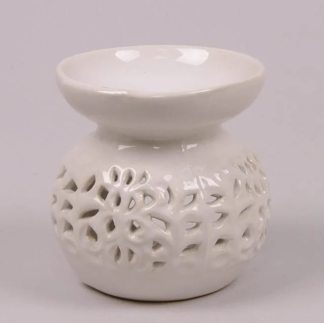 Аромалампа керамическая Flora Белый (7488)