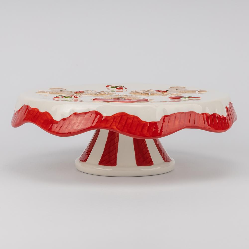 Подставка для торта Веселые пряники 24 см (6037-012) - фото 3 Подставка для торта Веселые пряники 24 см (6037-012) - фото 3