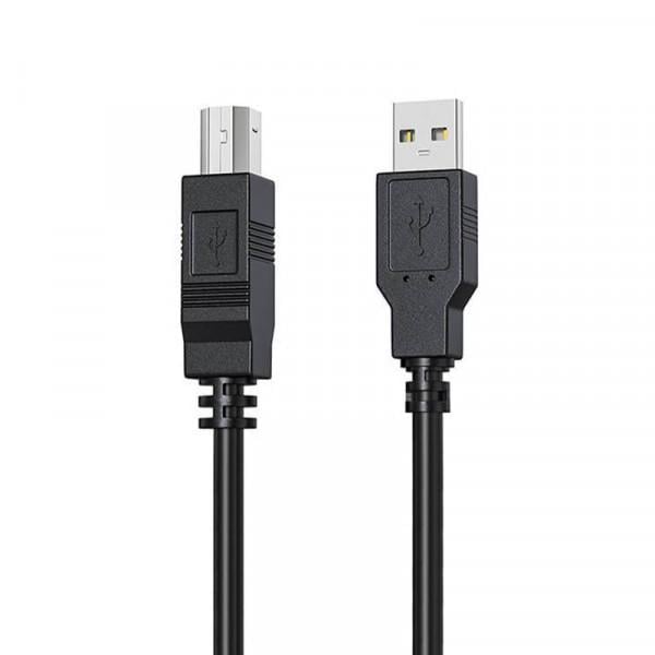 Кабель USB AM-BM HP DHC-PT100-1.5M 1,5 м Черный (580591)