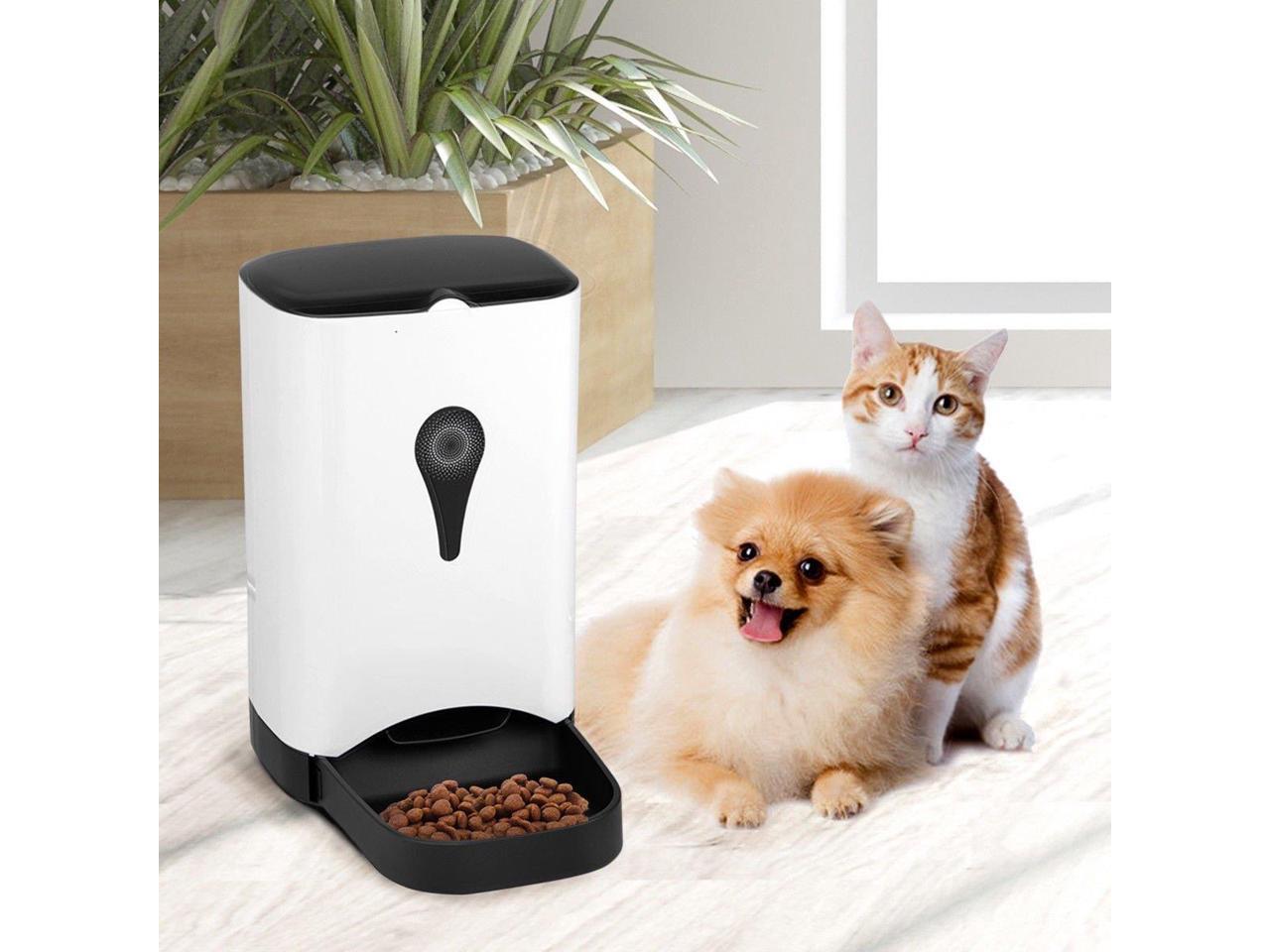 Смарт-автогодівниця SUNROZ Smart Automatic Pet Feeder для домашніх тварин WiFi Білий (SUN6012) - фото 3