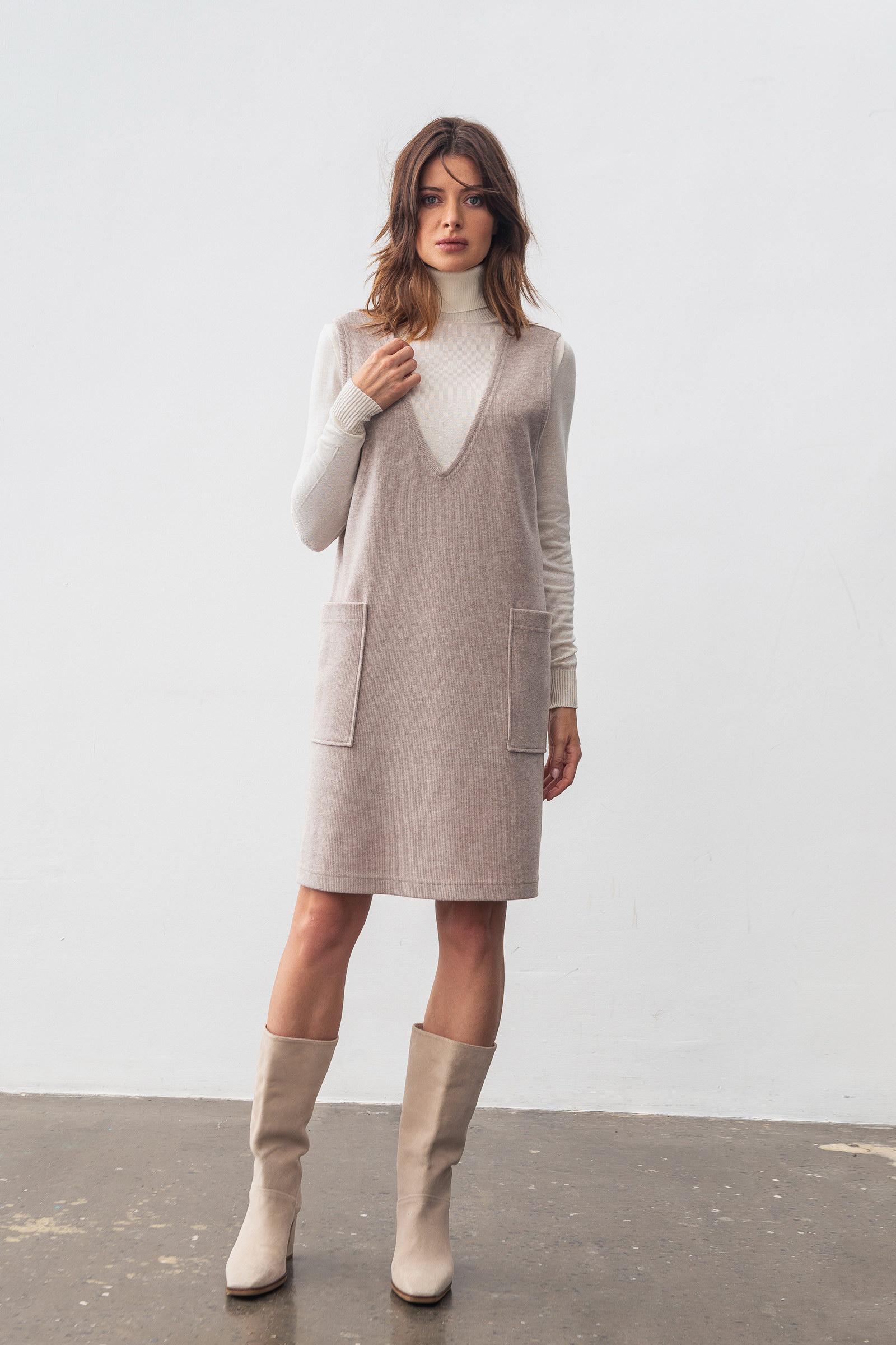 Сарафан Lesia Эмели р. 42 Бежевый (149160000)