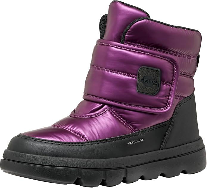 Черевики зимові Geox Willaboom Amphibiox на липучці р. 39 Purple Black (37823430)