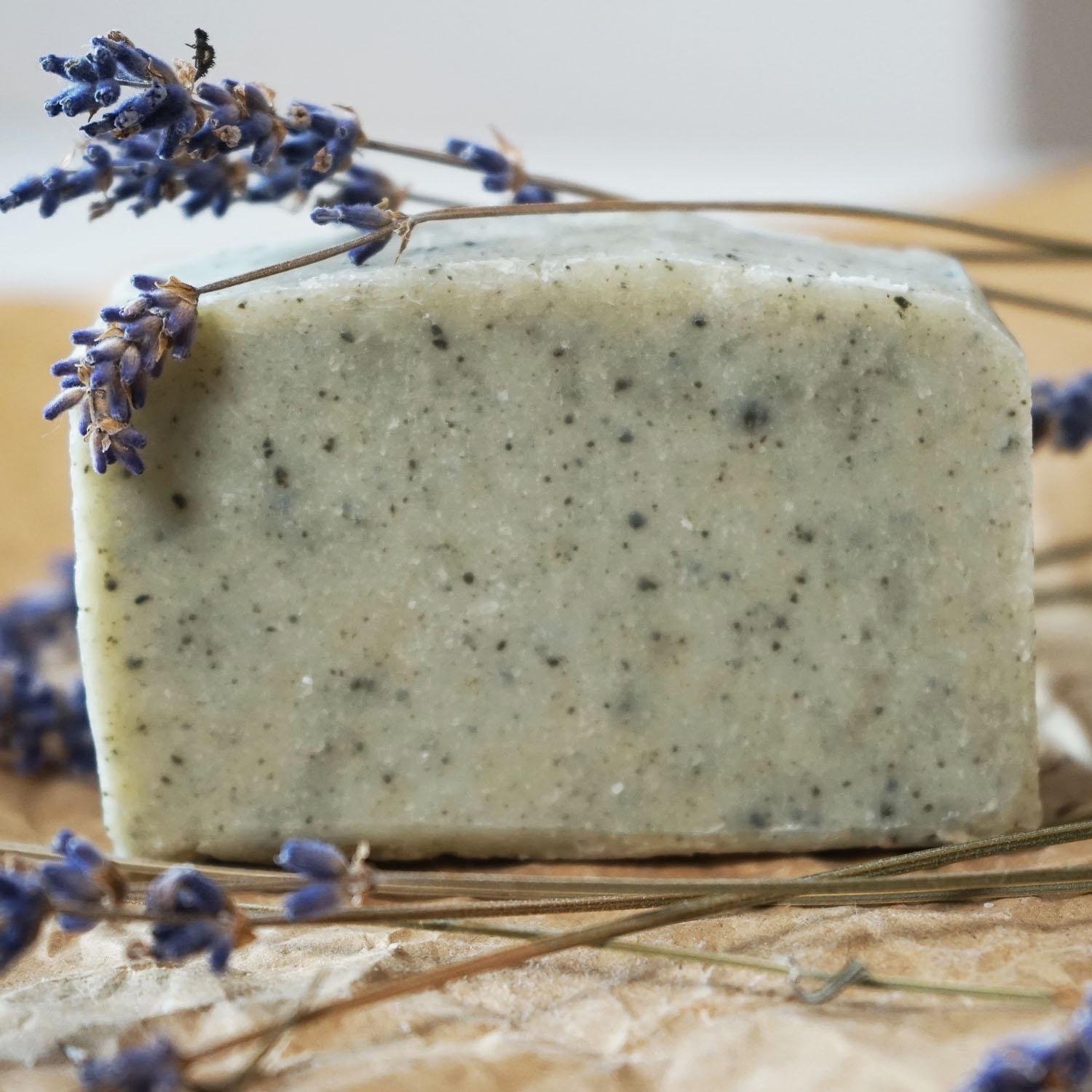 Мыло ручной работы Лаванда с глиной натуральное (2020) Мыло ручной работы Лаванда с глиной натуральное (2020)