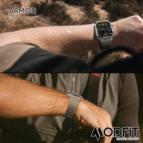 Смарт-часы Modfit Armor All Black Черный (1808623106) - фото 21