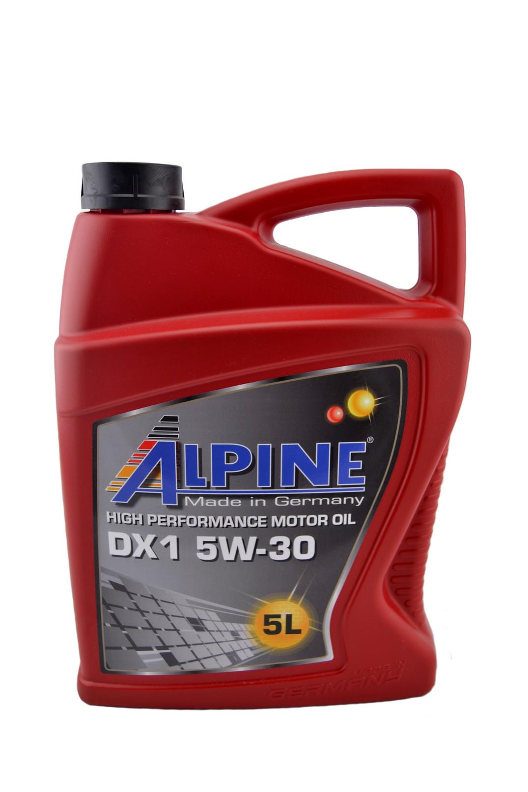 Моторное масло Alpine DX1 5W-30 5 л (29723)