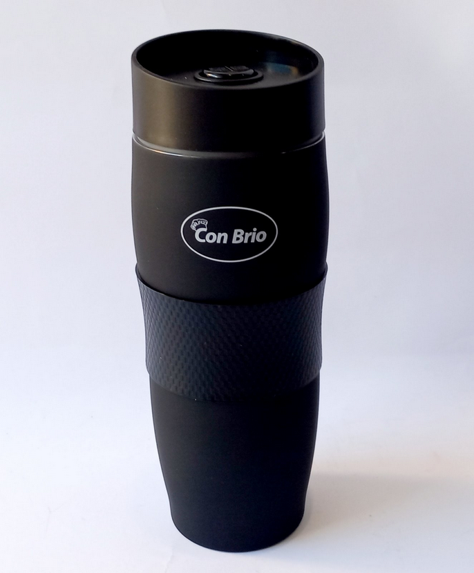 Термокружка 380 мл Con Brio CB-366 Черный - фото 3 Термокружка 380 мл Con Brio CB-366 Черный - фото 3