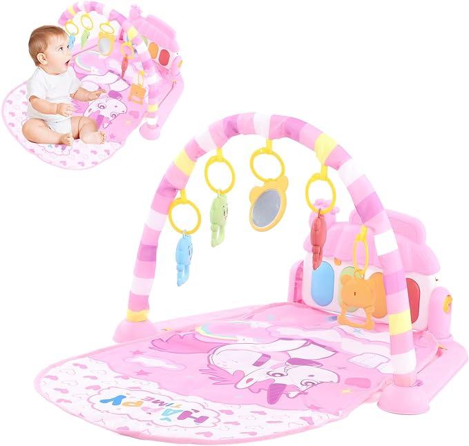 Коврик развивающий детский с пианино 69х48х44 см Розовый - фото 6 Коврик развивающий детский с пианино 69х48х44 см Розовый - фото 6