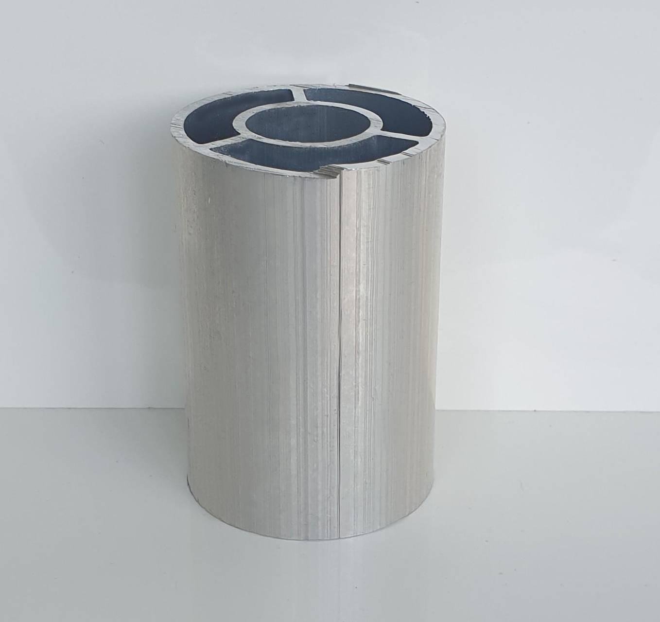 Втулка соединения поручня Ø 50 мм для алюминиевых перил система круг Серебристый