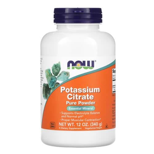 Калий NOW Potassium Citrate Pure Powder 340 г (NOW-01446) Калий NOW Potassium Citrate Pure Powder 340 г (NOW-01446)