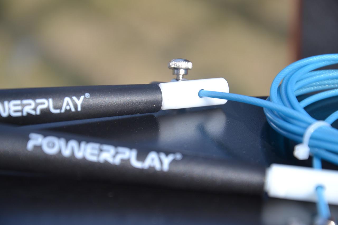 Скакалка скоростная PowerPlay 4202 Ultra Speed Rope 2,9 м Бирюзовый (A-012410) - фото 9 Скакалка скоростная PowerPlay 4202 Ultra Speed Rope 2,9 м Бирюзовый (A-012410) - фото 9