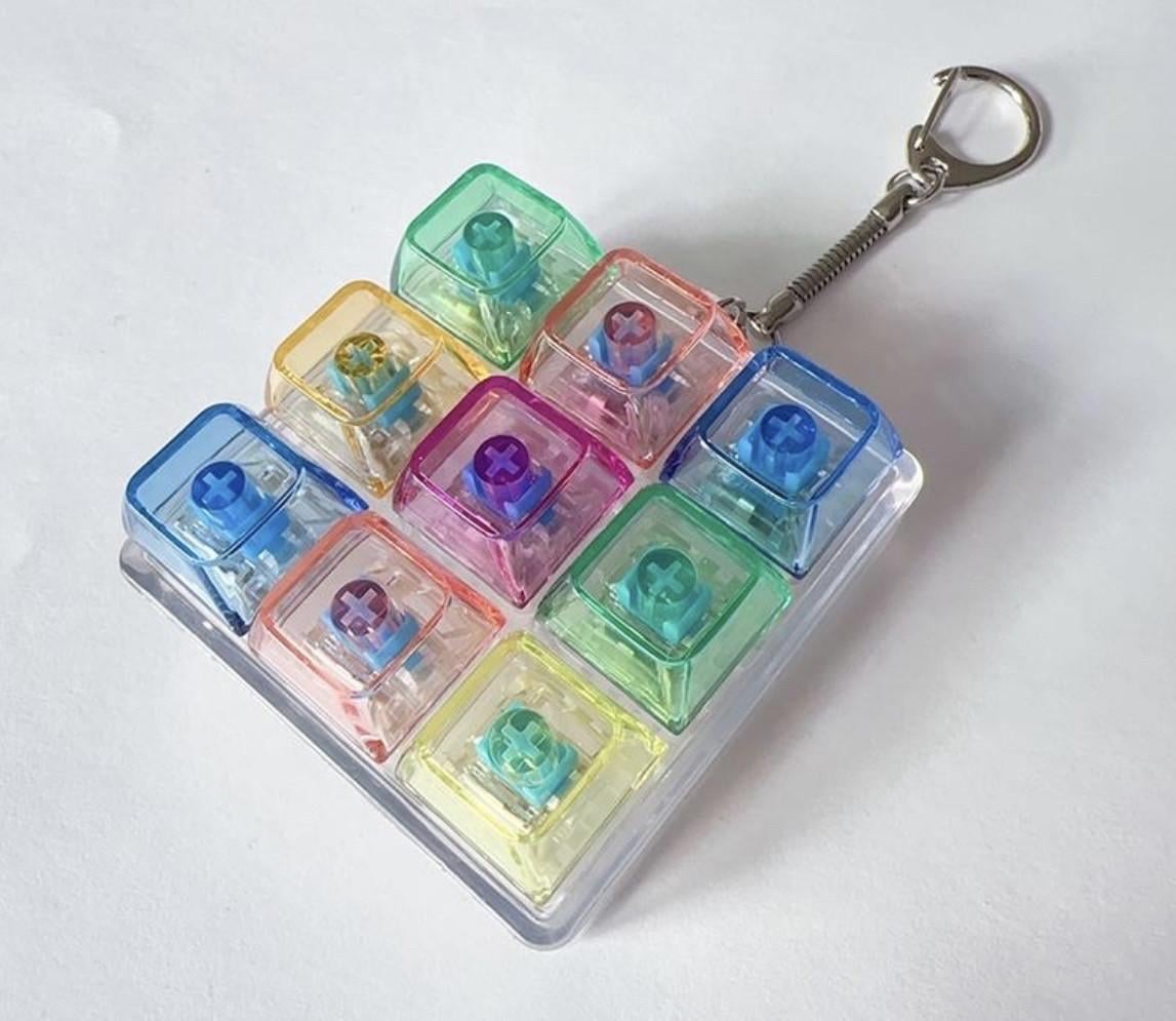 Брелок-антистресс миниклавиатура 9 клавиш