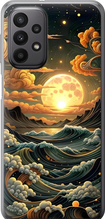 Чехол на Samsung Galaxy A23 A235F Арт волны (6332u-2587-42517)