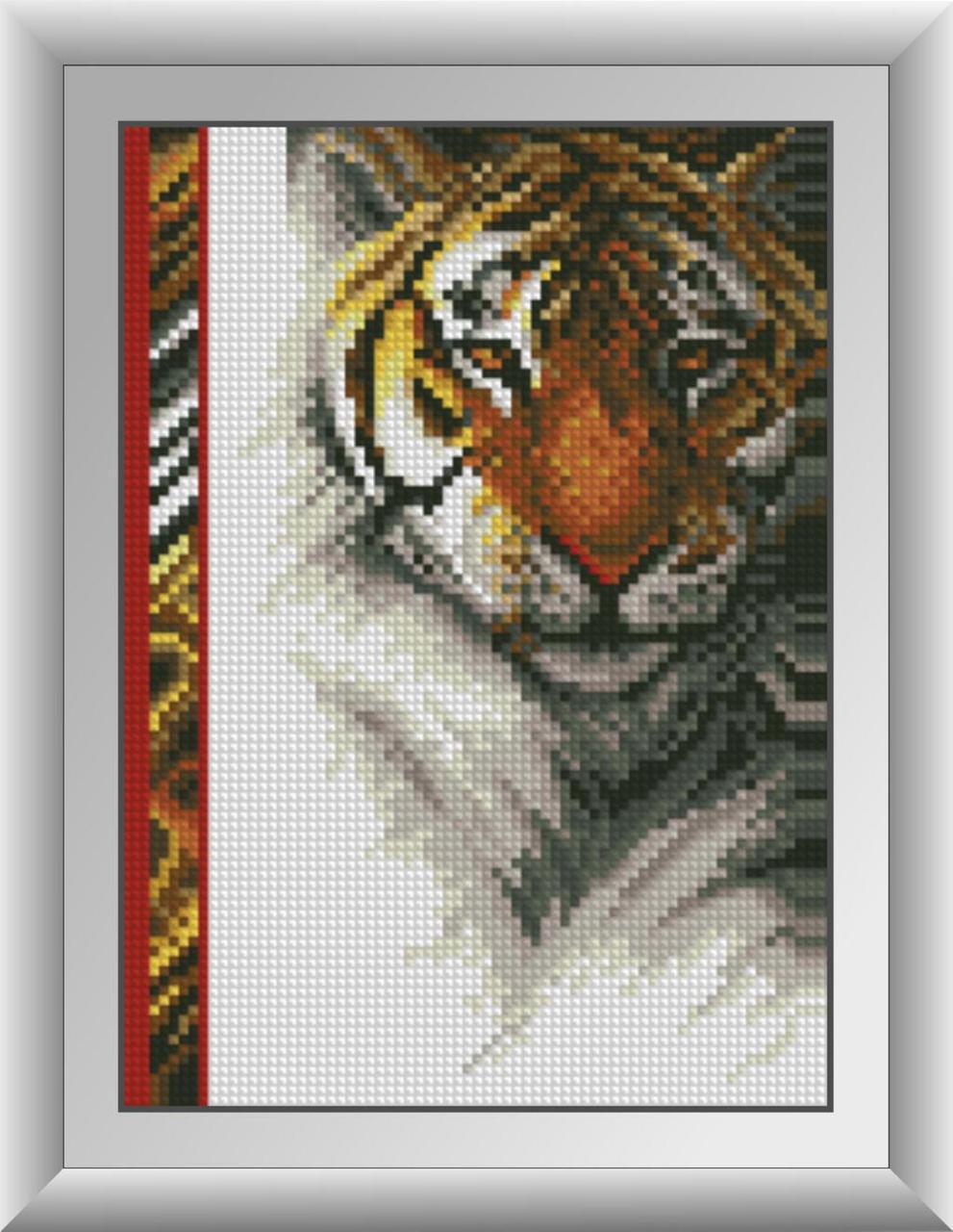 Алмазная мозаика Dream Art Королевский тигр 18x25 см (DA.30254)