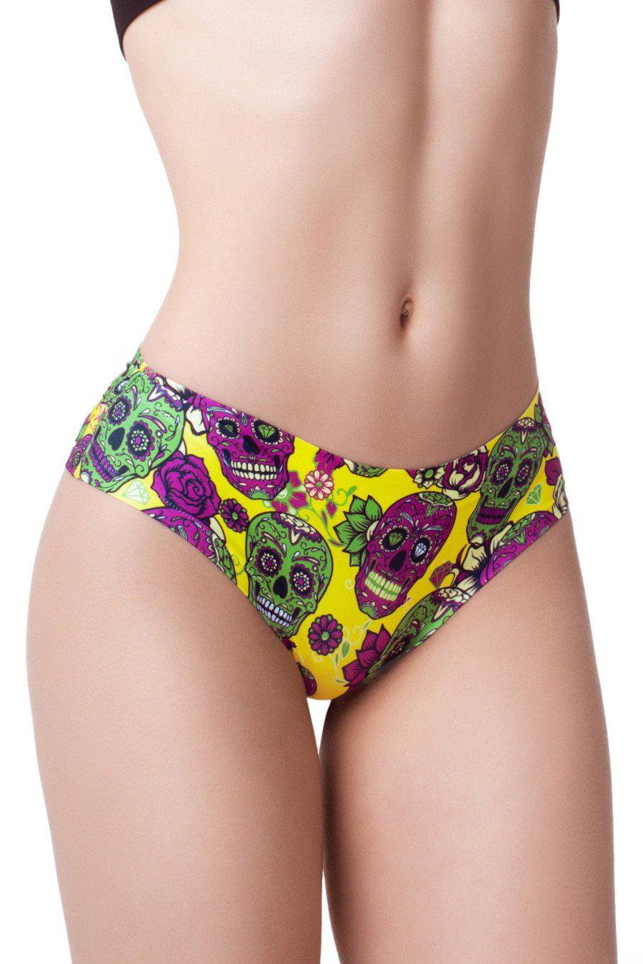 Трусики женские Mememe слип с ярким принтом XL Разноцветный (84187-59800-83)