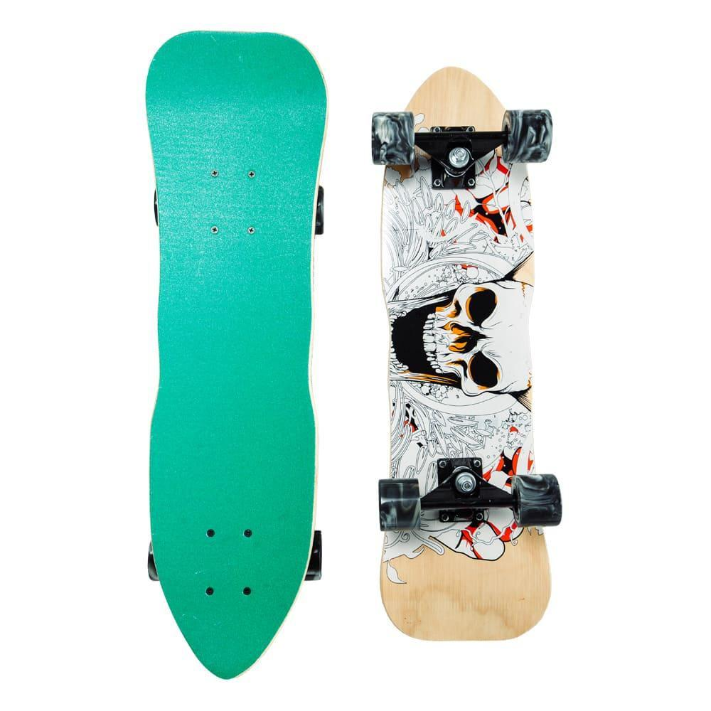 Скейтборд деревянный круизер Мумия с колесами из полиуретана - фото 2 Скейтборд деревянный круизер Мумия с колесами из полиуретана - фото 2