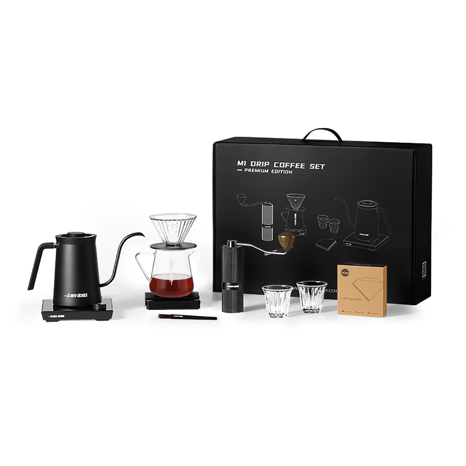 Подарунковий набір бариста MHW-3BOMBER Assassin M1 Drip Coffee Set 9в1 Чорний (CS7006B-OS)