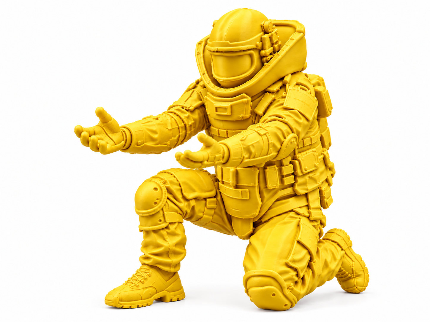 Подставка для ручек Сапер 3D-печать 11 см Желтый