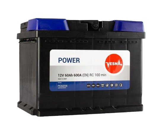 Акумулятор Vesna Power 415162 242x175x190 мм 60Ah 12V