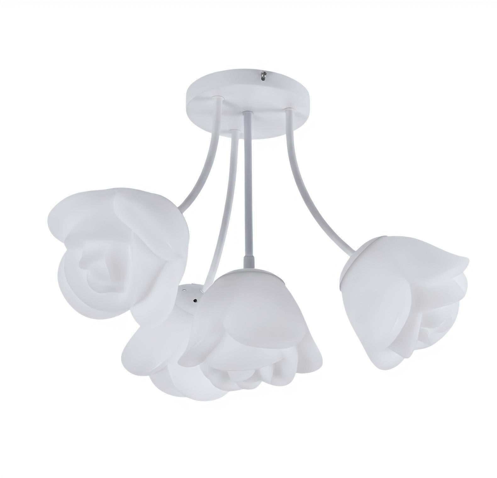 Люстра стельова Valeso на 4 плафони XL25040-3/1 для вітальні та спальні Білий