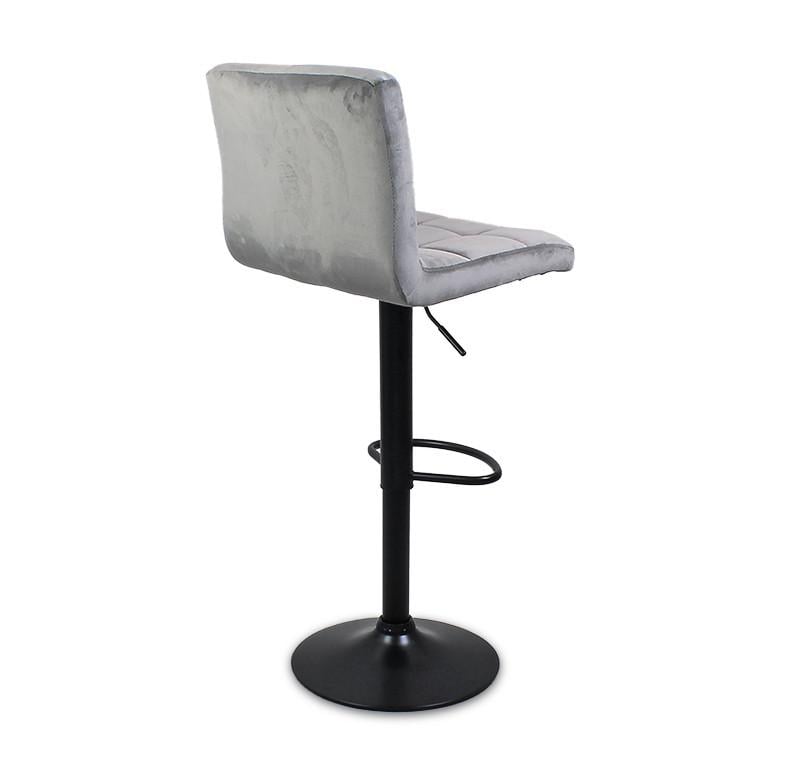 Барний стілець Just Sit Hoker MONZO-VELVET Темно-сірий з чорною ніжкою (2616433186) - фото 4 Барний стілець Just Sit Hoker MONZO-VELVET Темно-сірий з чорною ніжкою (2616433186) - фото 4