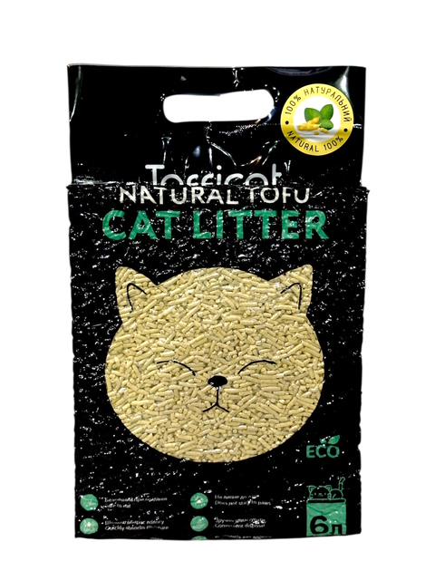 Наповнювач тофу для котячого туалету Tofficat гранульований Натуральний 7,8 кг/18 л (0075) - фото 2