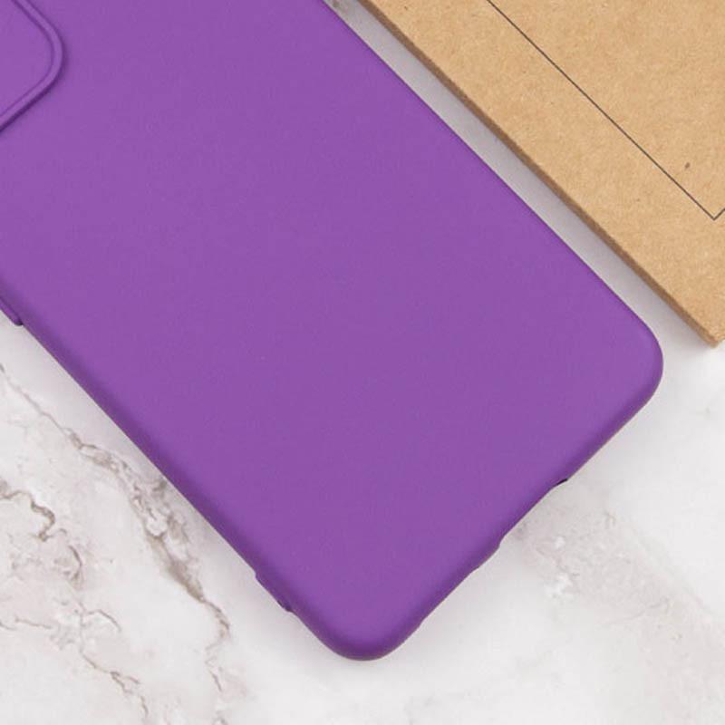 Противоударный Чехол Silicone Cover Lakshmi Full Camera (AAA) для Xiaomi Redmi 12C Фиолетовый / Amethyst - фото 4