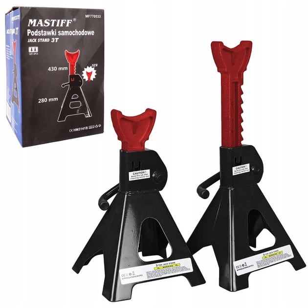 Комплект подставок под машину MASTIFF MF770533 3т