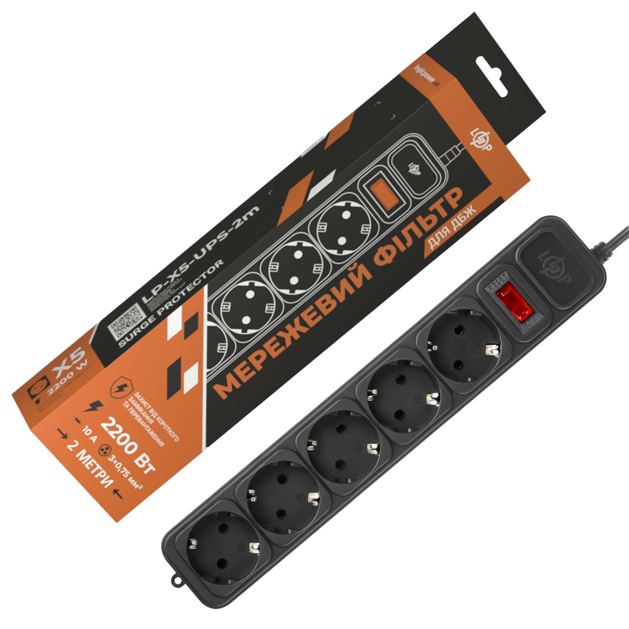 Фильтр сетевой для ИБП LP-X5-UPS-2M