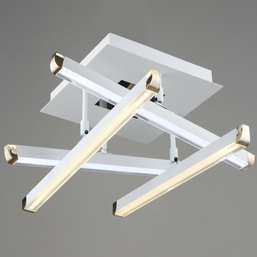 Люстра светодиодная Sirius с акриловыми плафонами 32W 3000-6500К Белый (B YH996/4 WT)