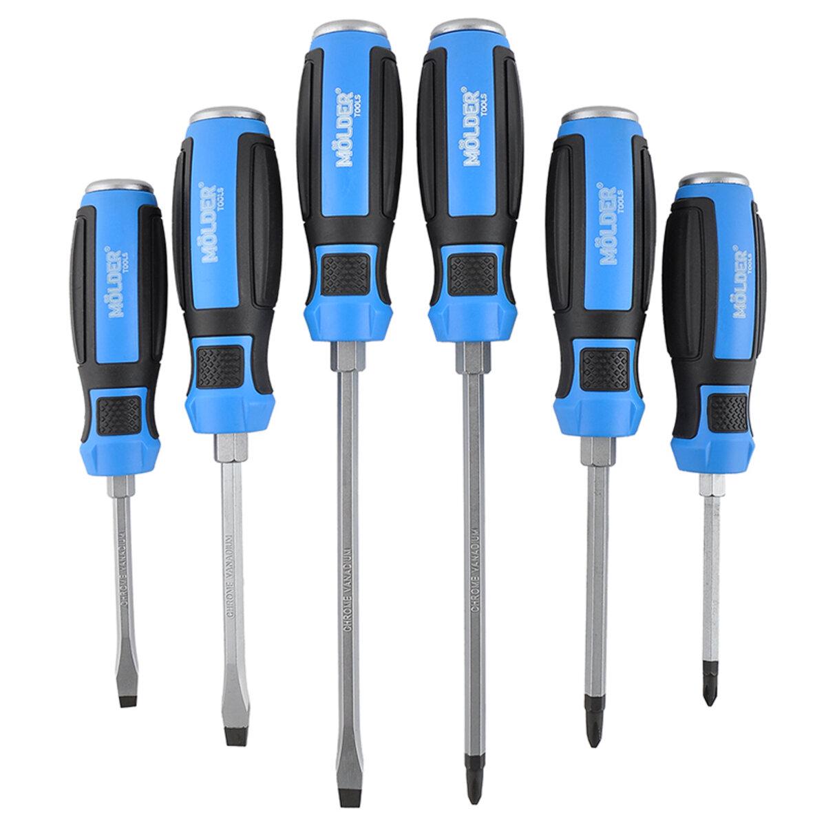 Набір викруток ударних Molder MT33206 з шестигранною опорою 6 шт. (18299618) - фото 2