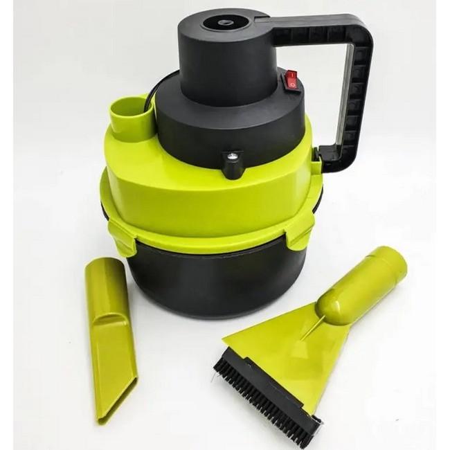 Пилосос автомобільний Dry Vacuum 8917 Black/Green (020600) - фото 2