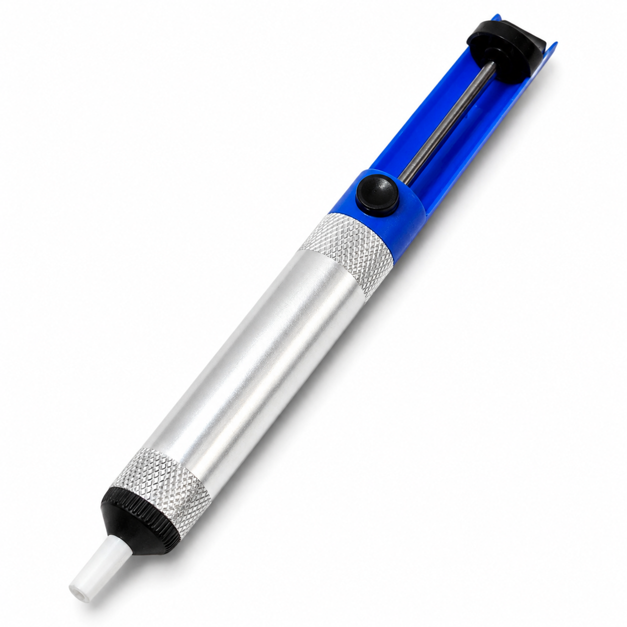 Оловоотсос Desoldering Pump металлический с тефлоновым наконечником для удаления припоя (0067)