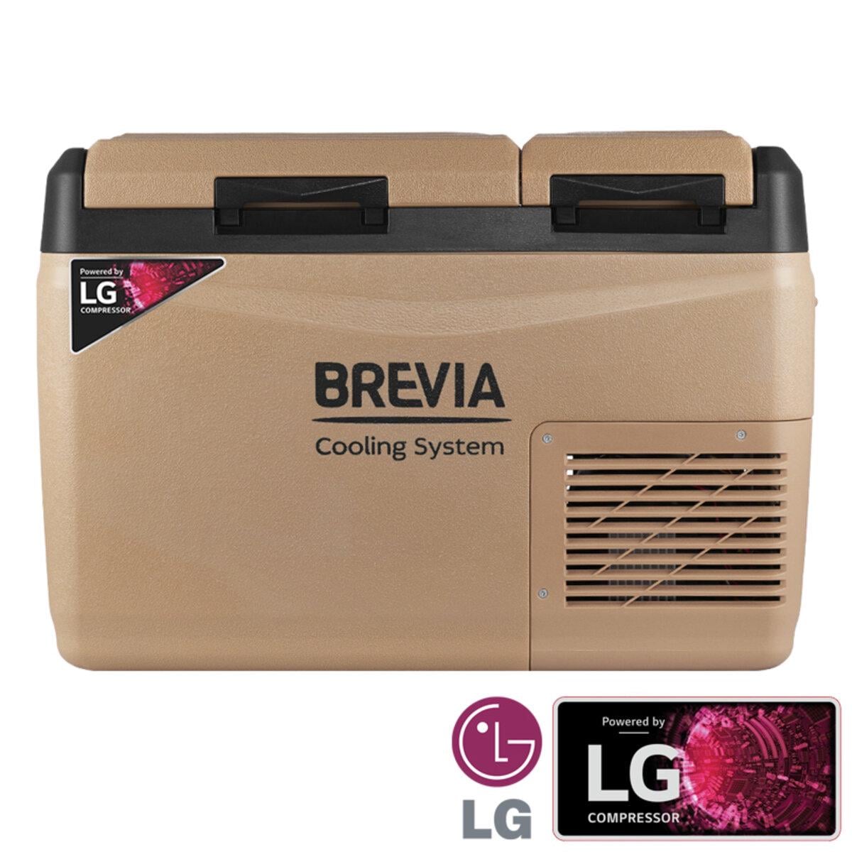 Холодильник Brevia автомобильный двухкамерный 31 л (23335)