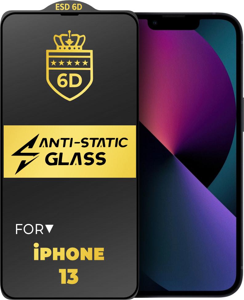Защитное стекло 6D Anti-Static iPhone 13 Glass Shield