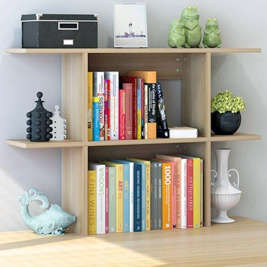 Полка-надстройка настольная из дерева Семане бланже (АКД-000401)