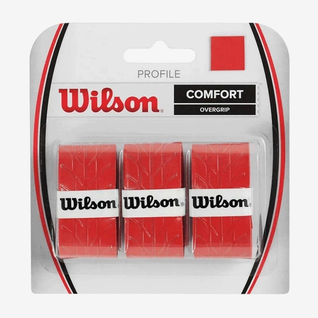 Обмотка Wilson profile overgrip RD 3 pack Красный (WRZ4025RD)