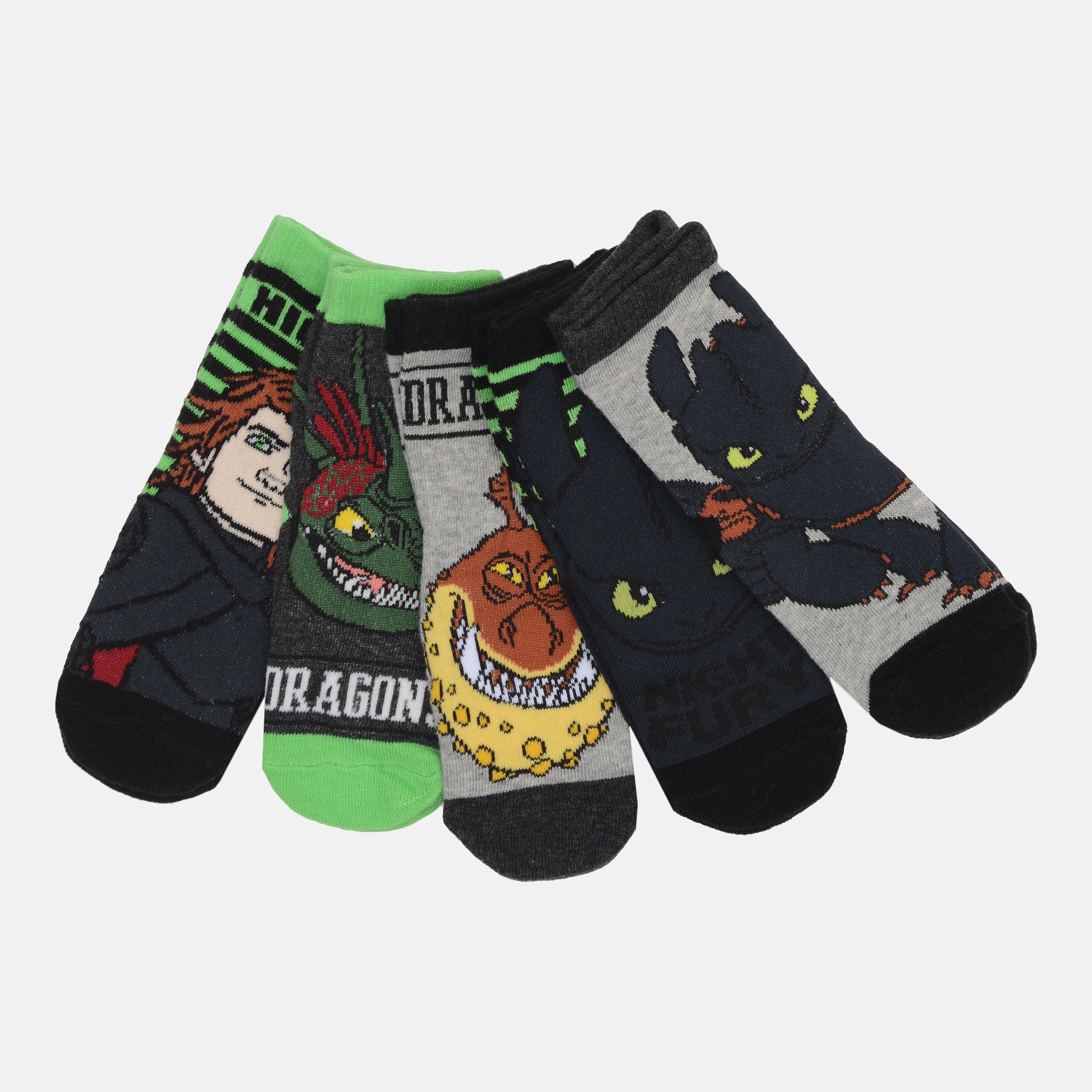 Носки C&A принт 5 пар р. 31-33 Темно-серый (2009552141)