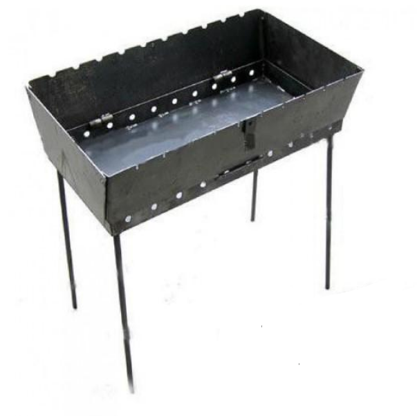 Мангал-валіза 2 мм на 12 шампурів (AWN-00141) - фото 1 Мангал-валіза 2 мм на 12 шампурів (AWN-00141) - фото 1