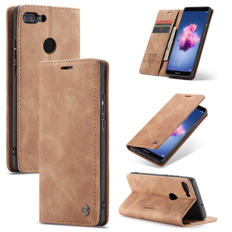 Чехол книжка с магнитом Huawei P Smart CaseMe Brown (30854-30)