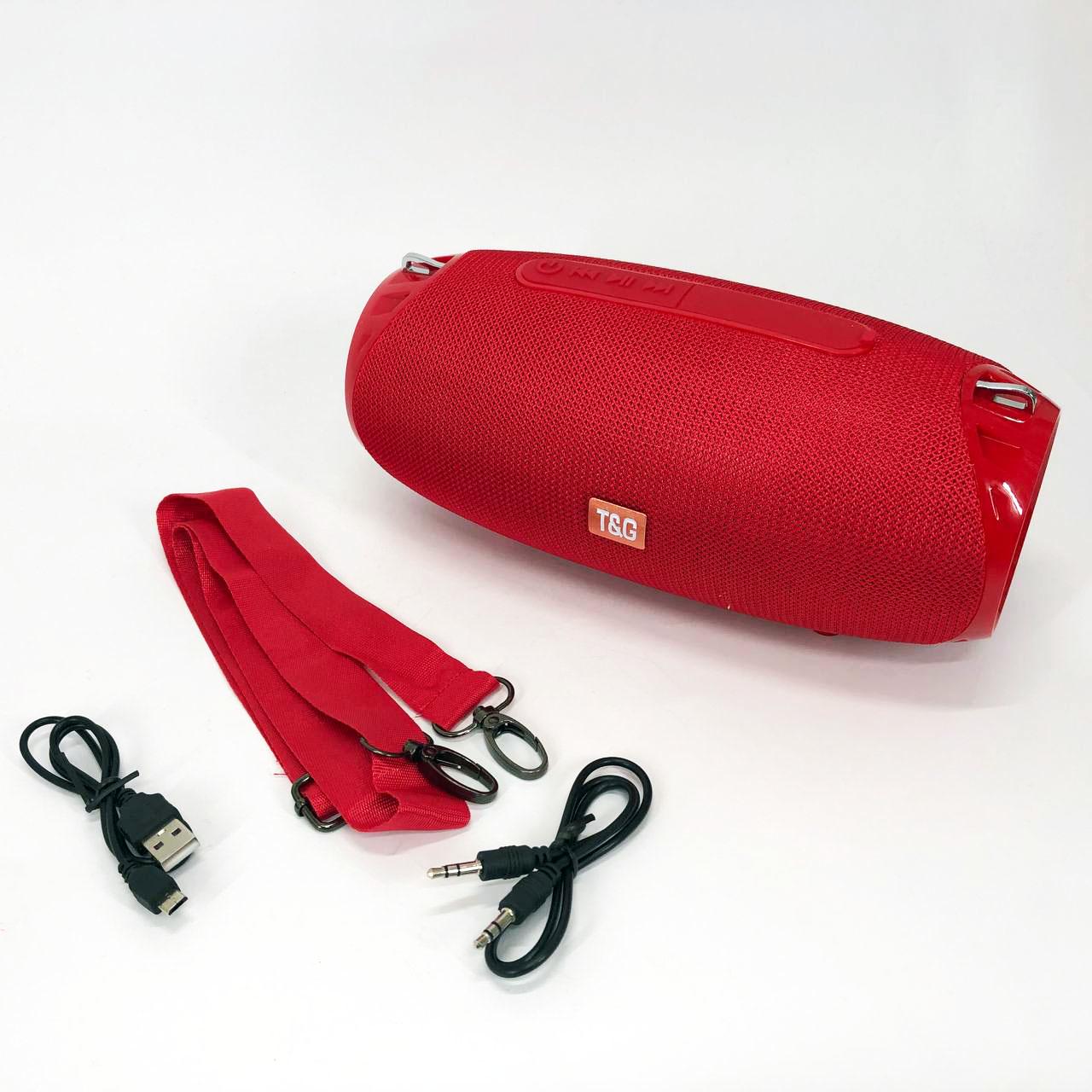 Портативная Bluetooth колонка TG534 SD IPX5 с ремешком Красный - фото 6 Портативная Bluetooth колонка TG534 SD IPX5 с ремешком Красный - фото 6
