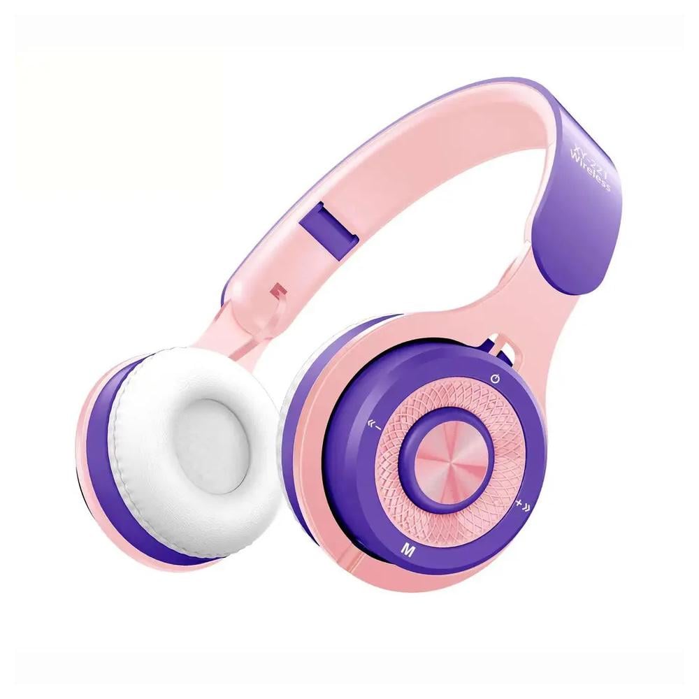 Детские Наушники беспроводные XY-221 Bluetooth с микрофоном Светло-розовый (557-755476)