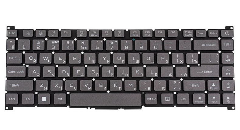 Клавіатура для ноутбука Lenovo ThinkPad X1 Carbon 7th Gen rus без фрейма з підсвічуванням клавіш Black (182986) Клавіатура для ноутбука Lenovo ThinkPad X1 Carbon 7th Gen rus без фрейма з підсвічуванням клавіш Black (182986)
