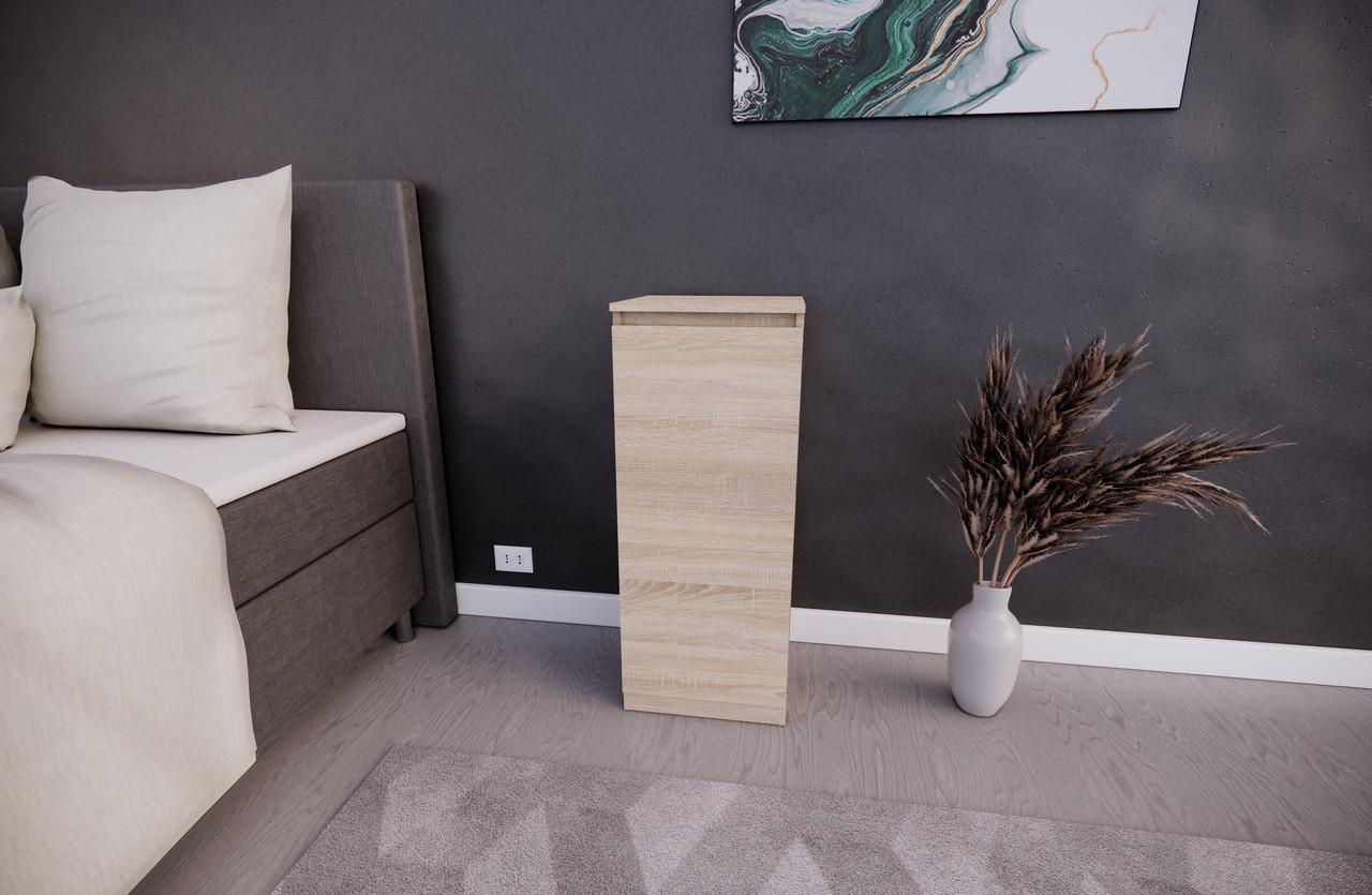 Тумба приліжкова MEBEX 40х40х100 см Дуб Сонома (VS4D400DS) - фото 1 Тумба приліжкова MEBEX 40х40х100 см Дуб Сонома (VS4D400DS) - фото 1