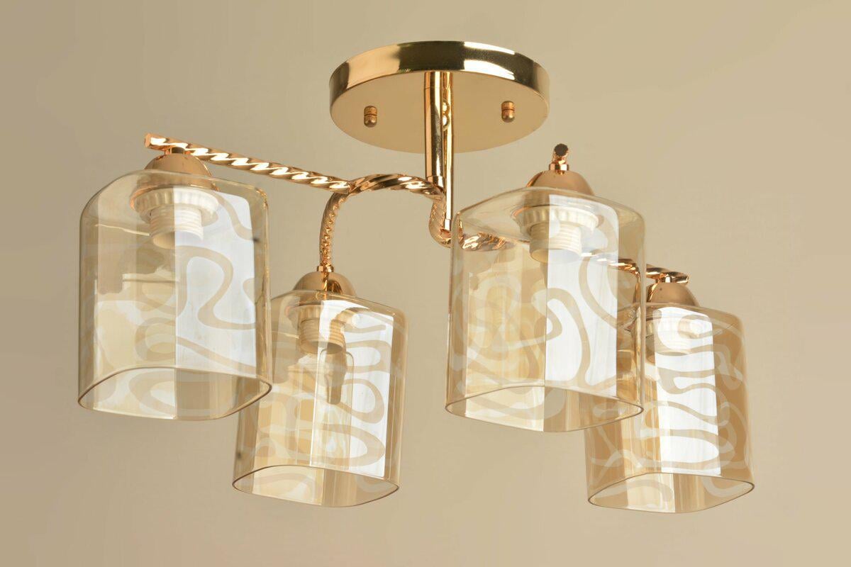 Люстра потолочная Platinum Л 8123/4А FG (38970) Люстра потолочная Platinum Л 8123/4А FG (38970)