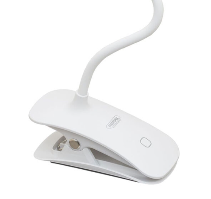 Настольная лампа Remax RT-E195 LED Eye Protecting со встроенным аккумулятором и клипсой до 7 ч. 700 mAh 6000K White (20829898) - фото 2 Настольная лампа Remax RT-E195 LED Eye Protecting со встроенным аккумулятором и клипсой до 7 ч. 700 mAh 6000K White (20829898) - фото 2
